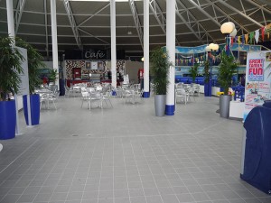 Floor Tiling for Shopping Centre, Hasltead, Essex and Suffolk